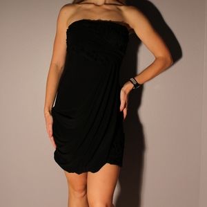 Woman's Summer Sexy Strapless Cocktail Mini Dress